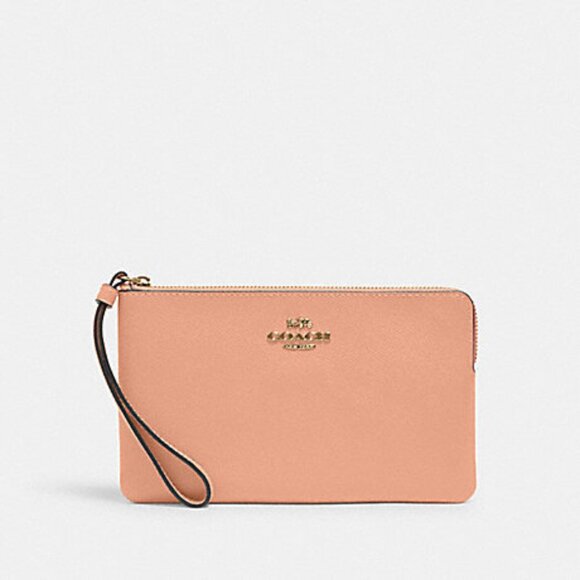 Coach | Large Corner Zip Wristlet | Pink - Picture 1 of 10